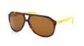 Dolce Gabbana Sunglasses DG 4169P 260683 Havana On Yellow Polar Br 61MM