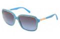 Dolce Gabbana Sunglasses DG 4172 27058F Azure Straw Grey Blue Grad 58MM