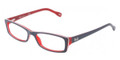 D&G Eyeglasses DD 1212 1872 Blue Red Wht Red 50MM