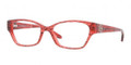 Versace Eyeglasses VE 3172 5001 Lizard Red 52MM