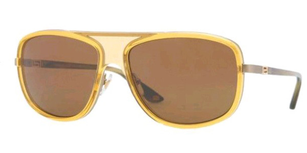 Versace Sunglasses 2133 Brass 59MM - Eyewear Studio