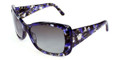 Versace Sunglasses VE 4247 502211 Violet Striped Blk Grey Grad 59MM