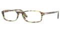 Persol Eyeglasses PO 3035V 974 Br Striped Grn 53MM