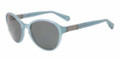 Giorgio Armani Sunglasses AR 8006 503487 Transp Aqua Grn Grey 54MM