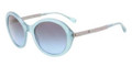 Giorgio Armani Sunglasses AR 8012 50348F Opal Aqua Grn Grey Blue Grad 54MM