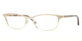 Burberry Eyeglasses BE 1249 1167 Brushed Burberry Gold51MM