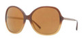 Burberry Sunglasses BE 4126 33696H Br Grad Hazlnt Mirror Gold 59MM