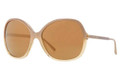 Burberry Sunglasses BE 4126 33706H Hazlnt Grad Yellow Mirror Gold 59MM