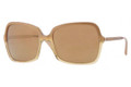 Burberry Sunglasses BE 4127 33706H Hazlnt Grad Yellow Br Mirror Gold 57MM