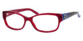 Gucci Eyeglasses 3569 0L53 Red Transp 52MM