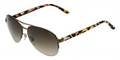 Gucci Sunglasses 2222/F/S 0EEI Light Gold 62MM