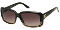 Gucci Sunglasses 3575/S 0W8H Blk Gold Diamond 57MM