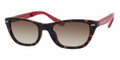 Juicy Couture Sunglasses 532/S 0V08 Tort Red 53MM