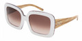 Dolce Gabbana DG4047 Sunglasses 901/13 Wht ANIMAL PRINT