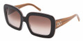 Dolce Gabbana DG4047 Sunglasses 902/13 Blk ANIMAL PRINT