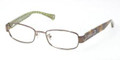 Coach Eyeglasses HC 5006 9039 Golden Br 47MM