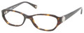 Coach Eyeglasses HC 6009 5001 Dark Tort 50MM