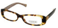 Coach Eyeglasses HC 6033B 5047 Spotty Tort49MM