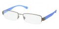 Polo Eyeglasses PH 1118 9157 Brushed Dark Gunmtl 52MM