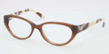 Tory Burch Eyeglasses TY 2021 1079 Light Br Horn 50MM