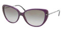 Ralph Lauren Sunglasses RL 8094B 539411 Trasparent Violet Grad 57MM