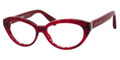 Marc Jacobs Eyeglasses 481 0BVR Striped Red 52MM