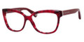Marc Jacobs Eyeglasses 482 0BVR Havana Red 54MM