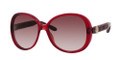 Marc by Marc Jacobs Sunglasses 364 06T2 Transparent Red 58MM