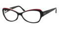 Yves Saint Laurent Eyeglasses 6369 0LR2 Blk Red Wht 54MM