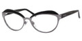 Yves Saint Laurent Eyeglasses 6371 0PLE Ruthenium Blk 55MM