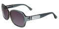 Michael Kors Sunglasses M2796S BELLA 436 Teal Smoke Grad 58MM