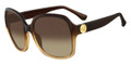 Michael Kors Sunglasses M2841S ELLIE 204 Br Peach Grad 58MM