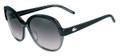 Lacoste Sunglasses L626S 001 Blk Grey 58MM