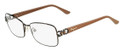 Salvatore Ferragamo Eyeglasses SF2105R 210 Shiny Br  54MM