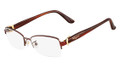 Salvatore Ferragamo Eyeglasses SF2113R 210 Shiny Br  53MM
