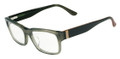 Salvatore Ferragamo Eyeglasses SF2609 315 Crystal Khaki Grn 52MM