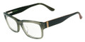 Salvatore Ferragamo Eyeglasses SF2609 315 Crystal Khaki Grn 52MM