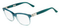 Salvatore Ferragamo Eyeglasses SF2614 446 Turq Grad 50MM
