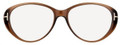Tom Ford Eyeglasses TF5245 050 Dark Br 53MM