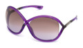Tom Ford Sunglasses WHITNEY TF0009 78Z Shiny Lilac 64MM