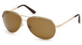 Tom Ford Sunglasses CHARLES TF0035 28H Shiny Rose Gold 62MM