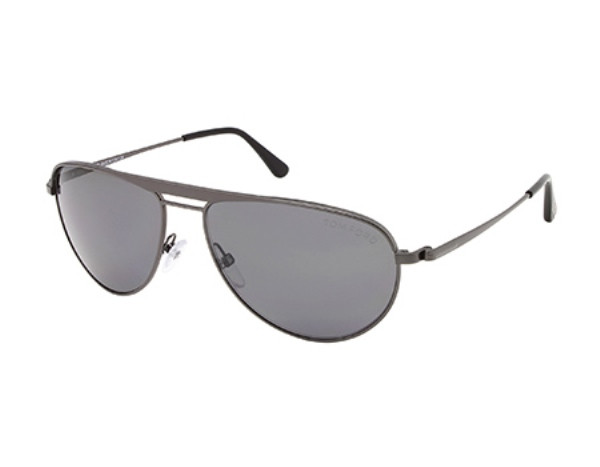 Ford Sunglasses TF0207 08D Shiny Gumetal 59MM - Elite Eyewear Studio
