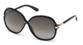 Tom Ford Sunglasses ISLAY TF0224 01F Shiny Blk 63MM