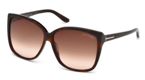 Tom Ford Sunglasses LYDIA TF0228 52F Dark Elite Eyewear