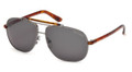 Tom Ford Sunglasses ADRIAN TF0243 12A Shiny Dark Ruthenium 62MM