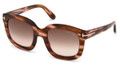 Tom Ford Sunglasses CHRISTOPHE TF0279 48Z Shiny Dark Br 53MM