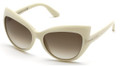 Tom Ford Sunglasses BARDOT TF0284 25F Ivory 59MM