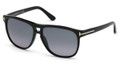 Tom Ford Sunglasses LENNON TF0288 01N Shiny Blk 55MM
