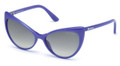 Tom Ford Sunglasses ANASTASIA TF0303 81Z Shiny Violet 55MM