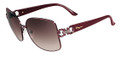 Salvatore Ferragamo Sunglasses SF100SR 603 Shiny Bordeaux 59MM